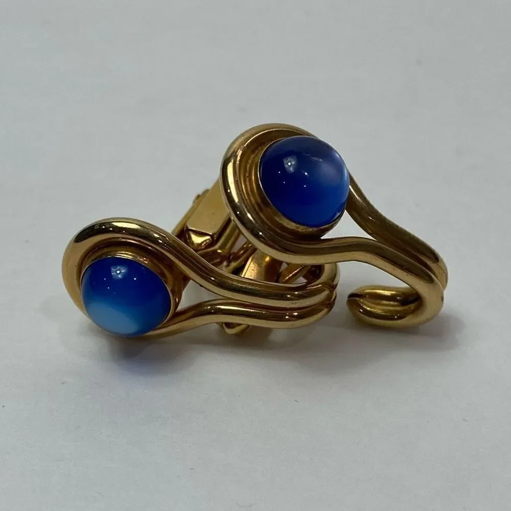 Vintage Swank Mens Cufflinks Lot of ￼6 Pairs Gold, Garnett, Green, Blue